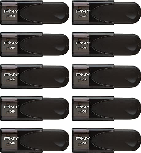 Image of PNY 16GB Attaché 4 USB 2.0 Flash Drive, 10-Pack