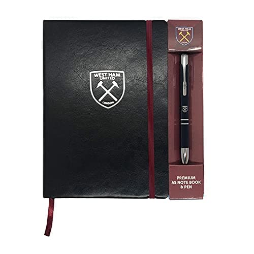 Image of West Ham United FC Notebook & Pen A5 Executive Premium Official Football Gift