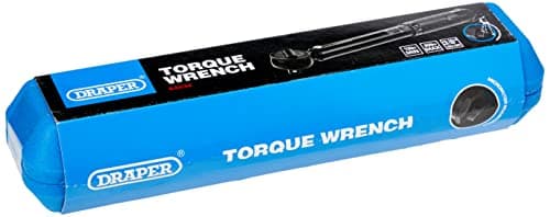 Image of Draper BTW 3/8" Square Drive Torque Wrench | Micrometre Reversible Hand Tool | 10Nm-80Nm Mechanics Car Tools | Professional Blow Mould Storage Case | 64534, Blue