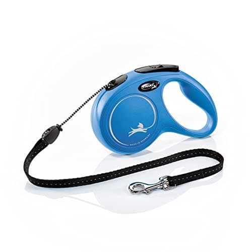 Image of flexi Classic M Cord 5 m blue, retractable leash for dogs up to 20 kg