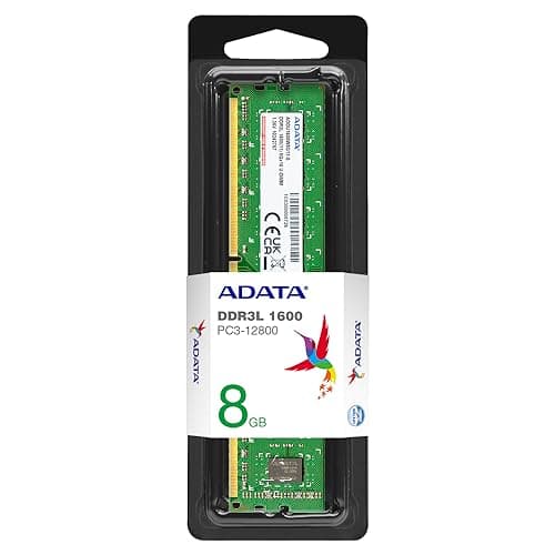 Image of ADATA ADDU1600W8G11-S Memory Module 8 GB 1 x 8 GB DDR3L, 1600 MHz 240-pin DIMM, Green