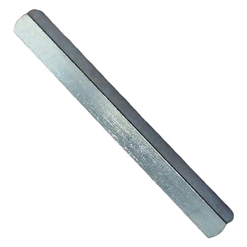Image of 8mm x 120mm Door Handle Spindle Bar 8mm Square – Solid Steel Silver Finish – Replacement Spindle Rod for Lever Door Handles & Window Handles – Available in Multiple Lengths 50mm to 150mm