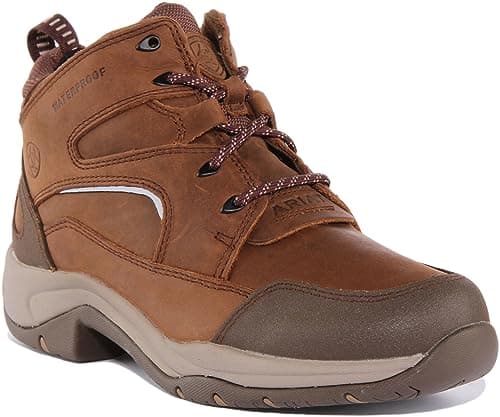 Image of ARIAT Men's Telluride II H20 Water Hydration - Lightweight Waterproof Sprayproof Boots, Copper Braun, Adults 10