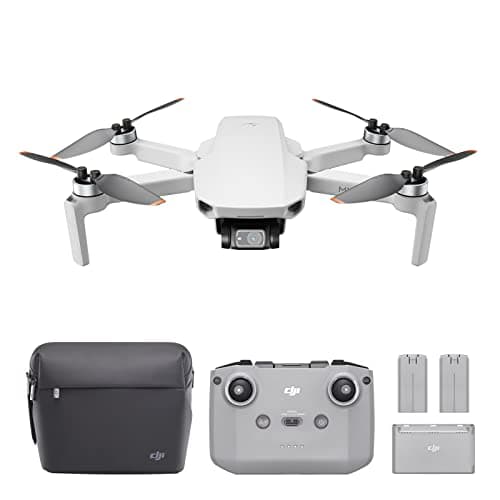 Image of DJI Mini 2 Fly More Combo - Ultralight and Foldable Drone Quadcopter, 3-Axis Gimbal with 4K Camera, 12MP Photo, 31 Minutes Flight Time, OcuSync 2.0 HD Video Transmission,QuickShots with DJI Fly App