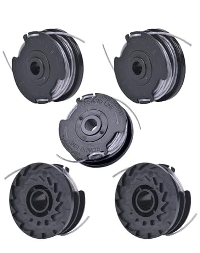 Image of 5 Pcs Strimmer Spool Line for Bosch Grass Trimmer ART 30-36 LI, ART 30, ART 27 and ART 24, F016800351 Replacement String Trimmer Spool Line Φ1.6mm x 6m, Standard Double Autofeed Rainproof Nylon Spools