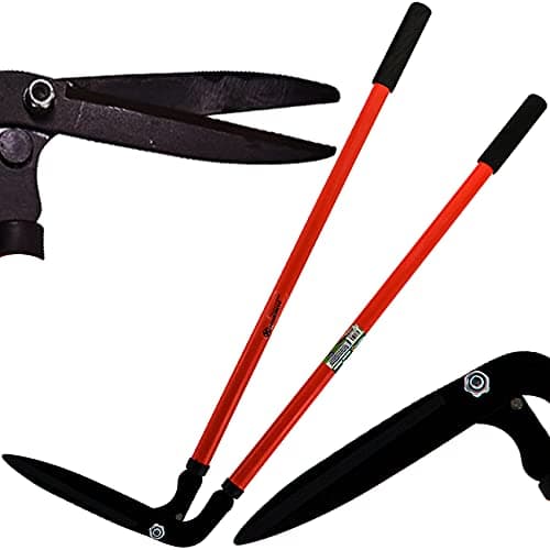 Image of Nti 36" MARKSMAN Side Cutting Border Shears Grass Lawn Edge Cutter Home & Garden Hedge Trimmer Outdoor Gardening Extra Long Handled Soft Grip Edgers Carbon Steel Hand Tools UK FREE P&P