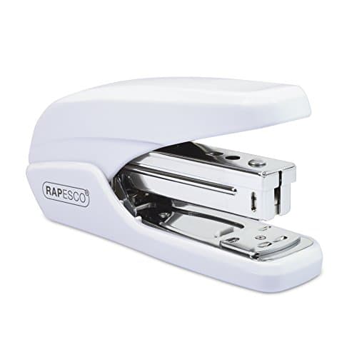 Image of Rapesco 1311 X5-25ps Less Effort Stapler, 25 Sheet Capacity, White