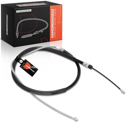 Image of Frankberg Handbrake Cable Rear Left or Right Compatible with 1 Series E81 116-130 2.0L-3.0L 2004-2011 1 Series Cabriolet E88 118-135 2.0L 3.0L 2007-2013 Replace# 34406760443