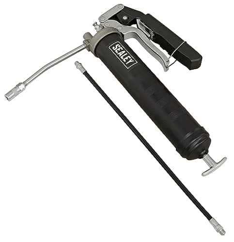 Image of *CLEAR* Sealey Triger Type Grease Gun 2-Way Operating 3-Way Fill HD Rigid & Flexi Pipes ** Sealey_AK48 **