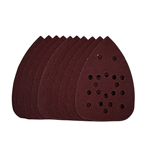 Image of Draper 43026 Detail Sanding Sheets with Hook and Loop, 140mm, 80 Grit, SSD3 (Pack of 10)