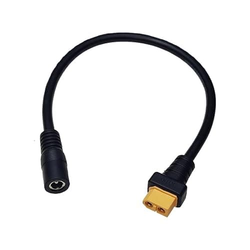 Image of Switian XT60 to DC 5.5x2.5mm Female Power Cable | 30cm 24V 10A Compatible with TS100 Soldering Iron, FPV Goggles, Drones & Solar Batteries