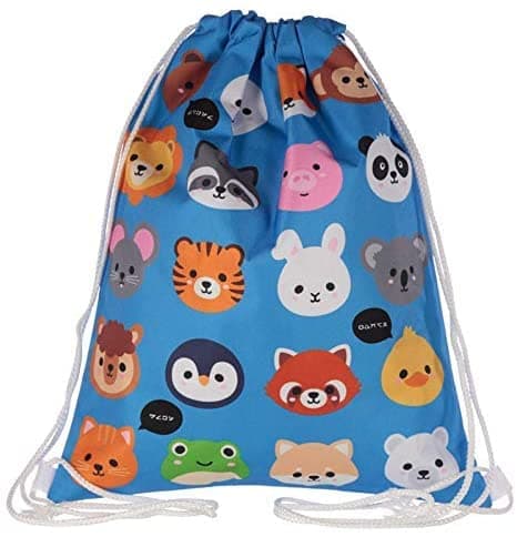 Image of HoitoDeals 1Pcs Handy Drawstring Bag Cute Animals Design For Shopping