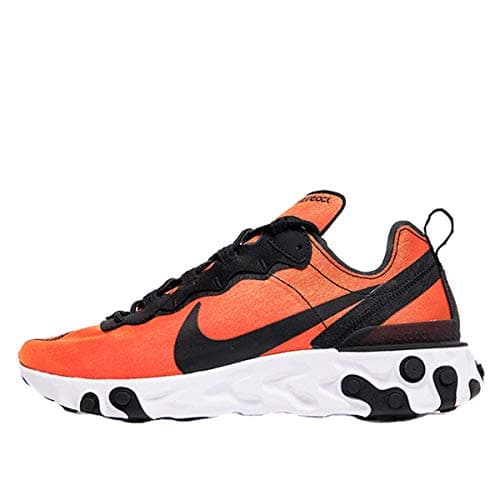 Image of Nike Nike React Element 55 Prm Su19, Men's Track & Field Shoes, Multicolour (Black/Black/Tour Yellow/White 1), 6 UK (40 EU)