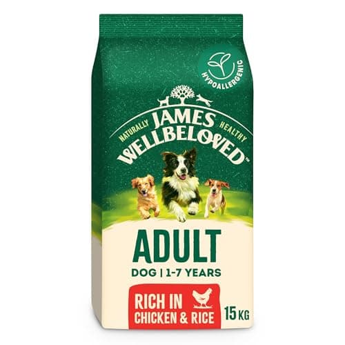 Image of James Wellbeloved Adult Dog Food with Chicken and Rice 15kg