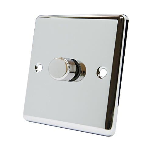 Image of AET CPC1GDIM10 1 Gang 2 Way 10 A 1000 W Classical Chrome Polished Light Dimmer Switch