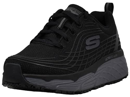Image of Skechers Women's Max Cushioning Elite Sr Trainers, Black dark grey, 7 UK