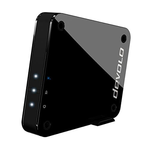 Image of Devolo GigaGate Wi-Fi Bridge Add-On Adapter (2 Gbps, 1 x High-Speed Gigabit Port, 4 x Fast Ethernet Ports, Point-to-Point Connection Via 5 GHz Band, High-End Multimedia Experience, AES Encryption)