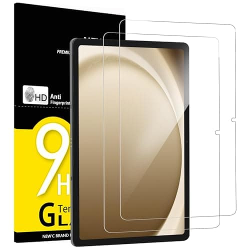Image of NEW'C 2 Pack Designed for Samsung Galaxy Tab A9+/A9 Plus Screen Protector (11 Inches), Tempered Glass, Ultra-Resistant Tempered Glass