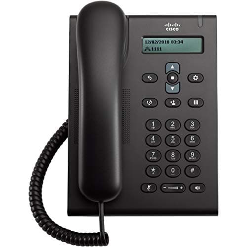 Image of Cisco CP-3905= - CISCO UNIFIED SIP PHONE 3905 - CHARCOAL STANDARD HANDSET IN
