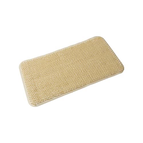 Image of Blue Canyon Comfort Nonslip Bath Mats with Rubber Extensions, Quick Dry Bath Rug with Suction Pads & Drain Holes, Mould Resistant Bathroom Accessory, Durable Bath Rug Runner 65 x 37 cm – Cream