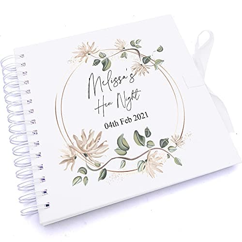 Image of Personalised Wedding Hen Night Scrapbook Photo Album Gift For Bride To Be