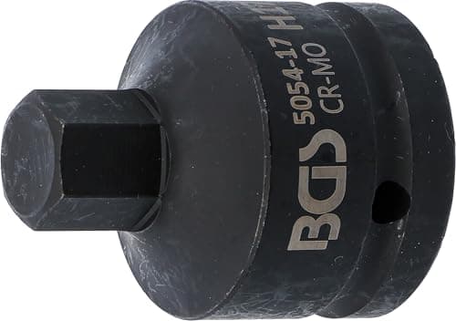 Image of BGS 5054-17 | Impact Bit Socket | length 55 mm | 20 mm (3/4") Drive | internal Hexagon 17 mm