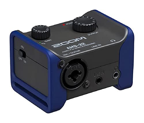 Image of ZOOM AMS-22 USB audio interface for music production & live streaming – Compact, mobile & versatile, 2 inputs, ideal for solo musicians