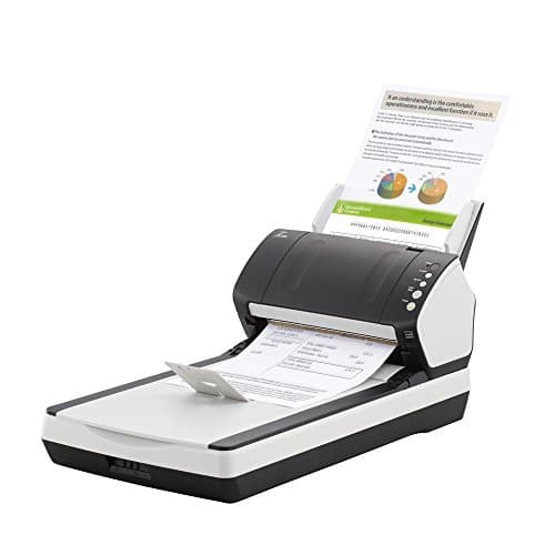 Image of Fujitsu fi-7240 - Document scanner - Triple CCD - Duplex - 216 x 355.6 mm - 600 dpi x 600 dpi - up to 40 ppm (mono) / up to 40 ppm (colour) - ADF (80 sheets) - USB 2.0