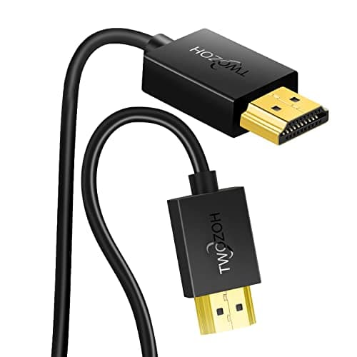 Image of Twozoh Flexible & Slim HDMI Cable 5M, Soft & Ultra-Thin HDMI Lead Support 4K@60Hz/2160P/1080P