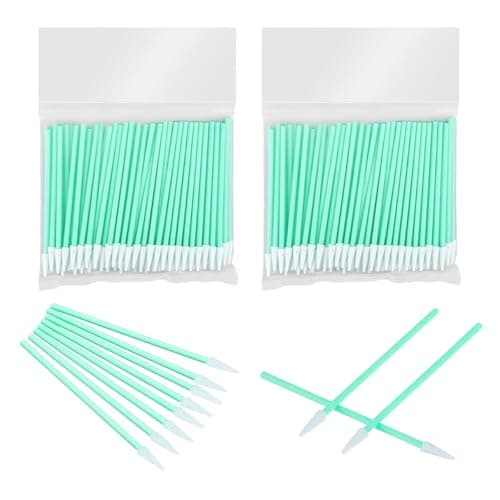 Image of DOPENSPI 200PCS Pointed Foam Swab, Dust Free Cleaning Swab Anti-Static Swabs Tapered Tip for Inkjet Printer Print Head Camera Optical Lens