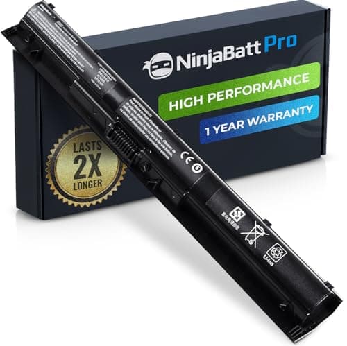 Image of NinjaBatt Pro Battery for HP 800049-001 K104 800050-001 KI04 800010-421 800009-421 15-AB150SA HSTNN-DB6T AB254SA HSTNN-LB6S AB271SA 800049-005 [4 Cells/2770mAh/41Wh]