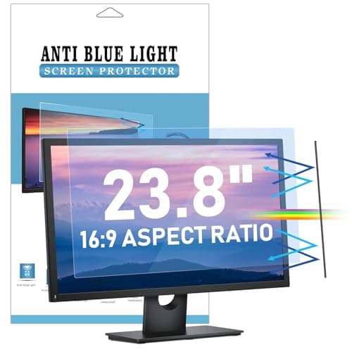 Image of LAMA 23.8 Inch Blue Light Blocking Screen Protector, Universal Computer Monitor Screen Filter (WxH:20.78"*11.69"), Anti Blue Light, Anti Glare, Anti-UV, Eye Protection, Reduce Eye Strain(23.8" 16:9)