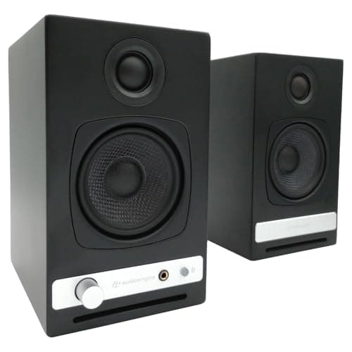 Image of Audioengine HD3 Home Music System - Wireless Speakers with Bluetooth - 60W Powered Computer and Desktop Speakers with aptX HD Bluetooth