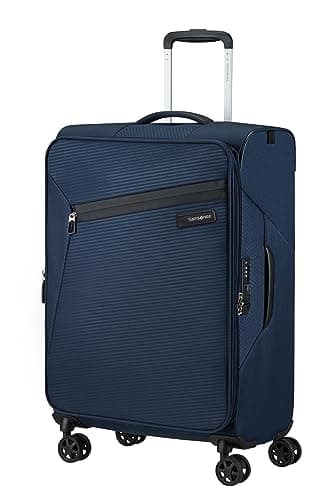 Image of Samsonite Litebeam - Spinner M, Expandable Suitcase, 66 cm, 67/73 L, Blue (Midnight Blue)