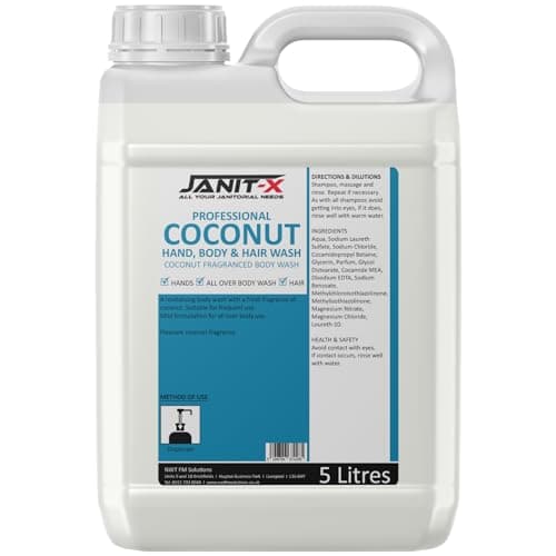 Image of Janit-X Coconut Hand, Body & Hair Wash 5 litre (without pump, 1)