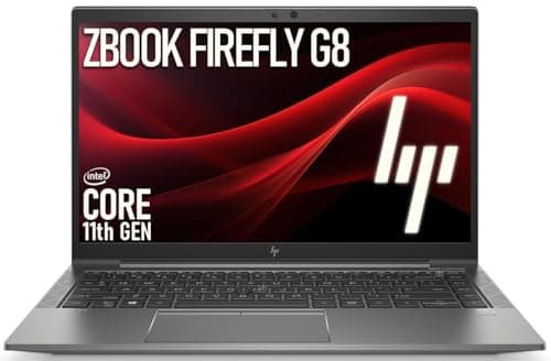 Image of HP ZBook Firefly 14 G8 Mobile Workstation Laptop, 14-Inch FHD (1920x1080), Intel Core i5-1145G7, 16GB RAM, 256GB SSD, US QWERTY Keyboard, Windows 11 Pro (Renewed)