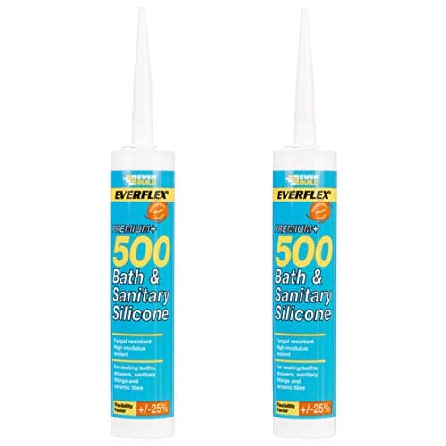 Image of Everbuild 500CL Bath and Sanitary Silicone Sealant 500 310 ml - Clear (2)