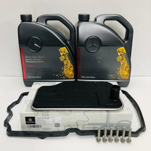 Image of GENUINE OEM 722.9 7 SPEED AUTOMATIC GEARBOX FILTER GASKET SCREWS OIL FE 10L MB 236.15 FIT FOR MERCEDES BENZ TRANSMISSION SERVICE KIT