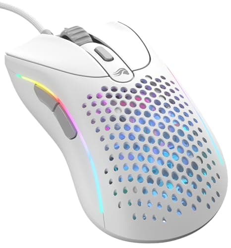 Image of GLORIOUS Gaming Model D 2 Wired Gaming Mouse - Superlight 58g, 26K Optical Sensor, 6 Programmable Buttons, Ergonomic, 80 Million Click Lifecycle, FPS, MMO, MOBA, Battle Royale - White