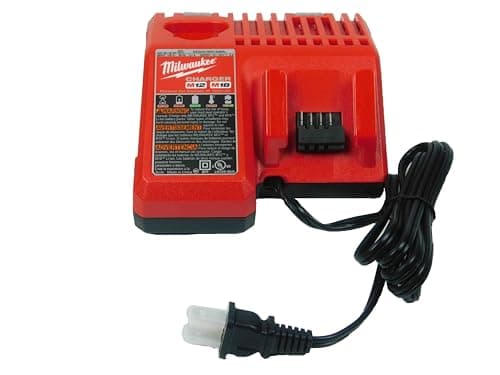 Image of Milwaukee or M18 18V and 12V Multi Voltage Lithium Ion Battery Charger w/Onboard Fuel Gauge (.Improved/Red)