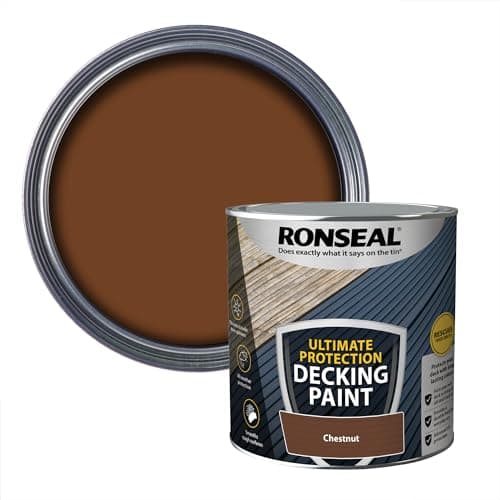 Image of Ronseal ULTIMATE DECKING PAINT CHESTNUT 2.5L