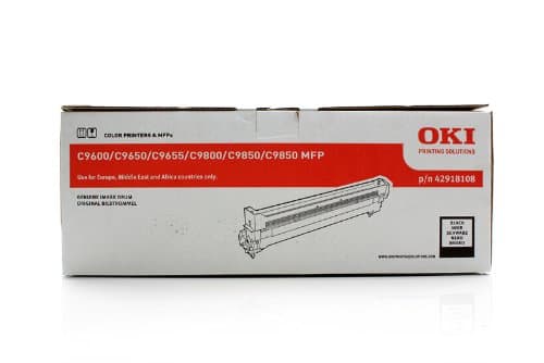 Image of Drum unit Original OKI 1x Black 42918108 / C9600 for OKI C 9655 HDTN