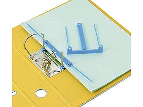Image of Rexel Capiclass B Blue Plastic Filing Clip Pack of 50