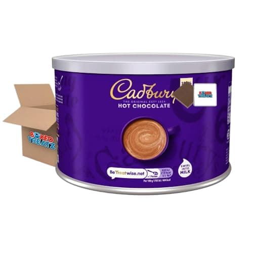Image of Velvety Hot Chocolate Drink Mix – 1kg Family Tub | Smooth & Creamy Cocoa Powder for Milk | Rich Instant Chocolate Drink | Great for Home, Office & Gifting Boxed Treatz