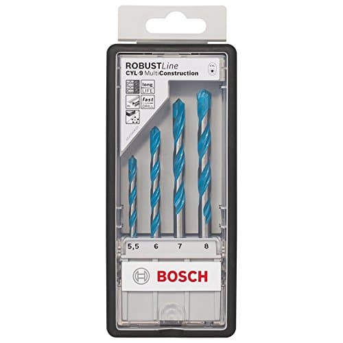 Image of Bosch 5.5/6/7/8 mm Multi-Construction Drill Bits (4-Piece)