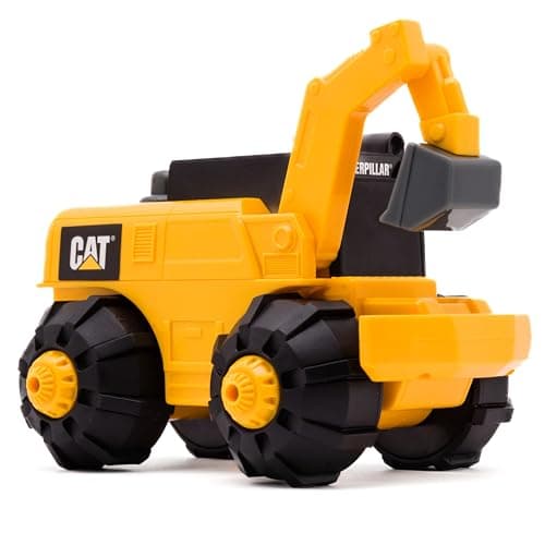Image of CAT Construction Toys, Unstoppable Movers Excavator, Realistic Lights & Sounds, Motion Drive Technology, Working Features, and Interactive Play for Ages 3+