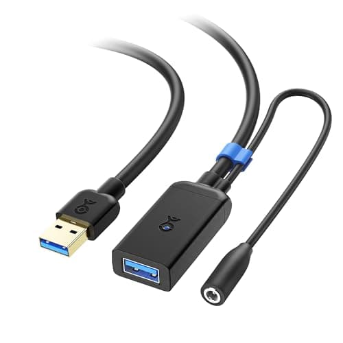 Image of Cable Matters Active USB Extension Cable Male to Female (USB 3.0 Extension Cable) with Signal Booster for Hard Drive, Webcam and More - 5m