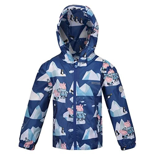 Image of Regatta Kids Peppa Pack It Jacket Space Blue/Arctic 48-60
