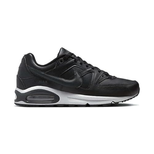 Image of NIKE Air Max Command Leather, Men's Running Shoes, Black Anthracite Neutral Grey, 10.5 UK