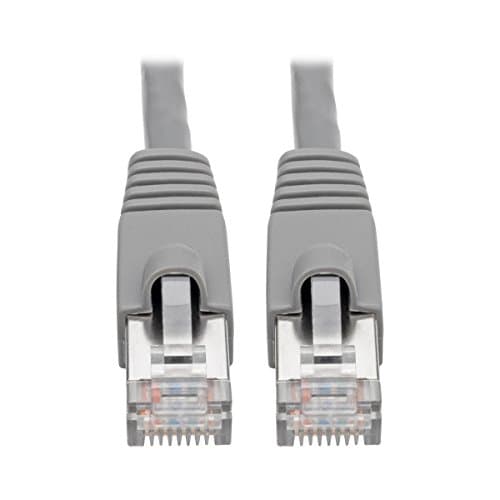 Image of Tripp Lite N262-007-GY Cat6a 10G Certified Snagless, Shielded STP Ethernet Cable (RJ45 Male/Male), PoE, Grey, 2.1 m